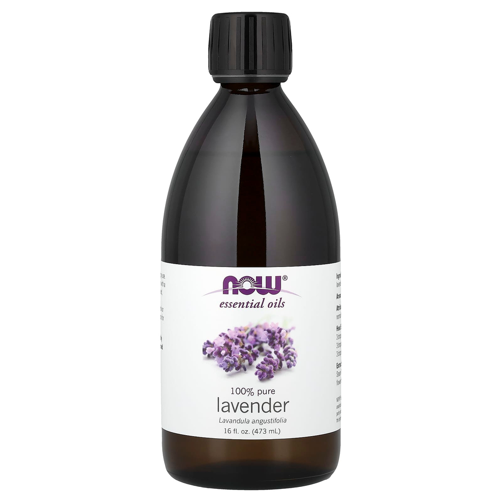 NOW Foods, Эфирные масла, лаванда, 16 жидких унций (473 мл)