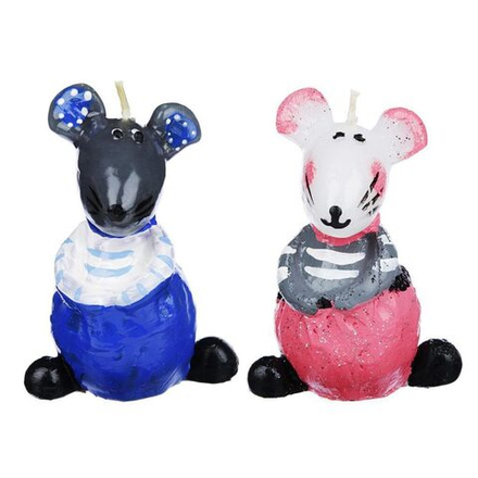 Свеча парафиновая фигурная "Крыс-модник сыночек", 8см