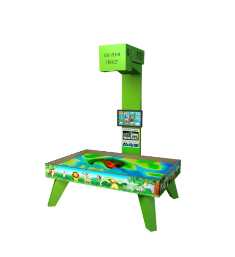 Интерактивная песочница с сенсорным экраном