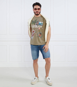 Шорты Angels GUESS - голубой(M3GD03 D4T9G)