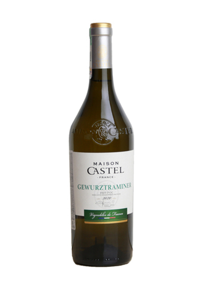 Вино MAISON CASTEL-Gevurtzraminer Blanc Pays d`Oc IGP OC белое сухое 12,5% 0,75