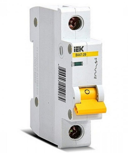 Автоматический выключатель 1P 32А IEK характеристика C 4,5кА ВА47-29