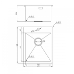 Мойка для кухни MILACIO Denia  41 Steel MC.77468 золото