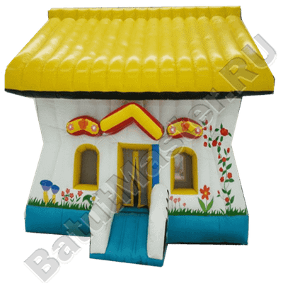Коммерческий надувной батут "Пряничный домик"
