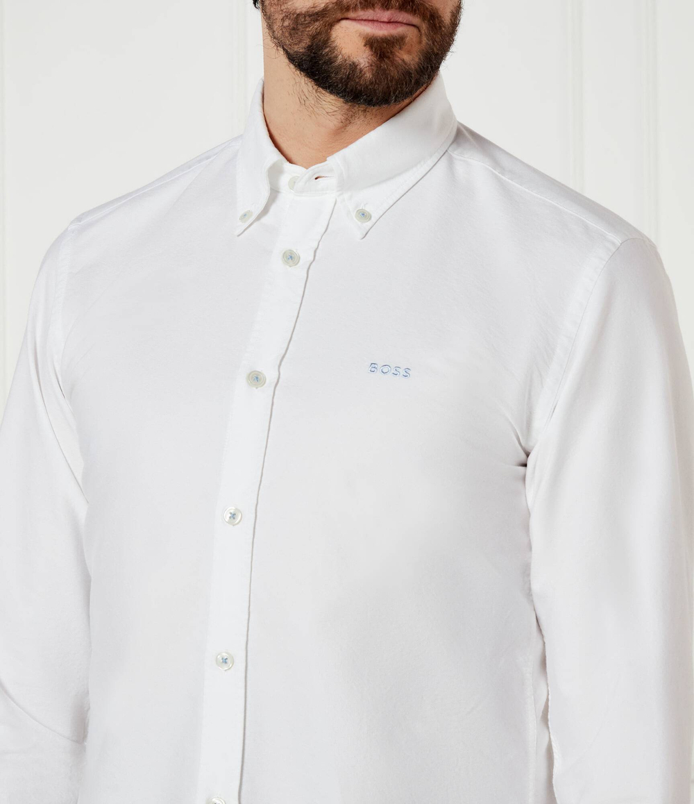 Рубашка H-ROAN-BD-E-C1-243 BOSS BLACK - белый(50521996)