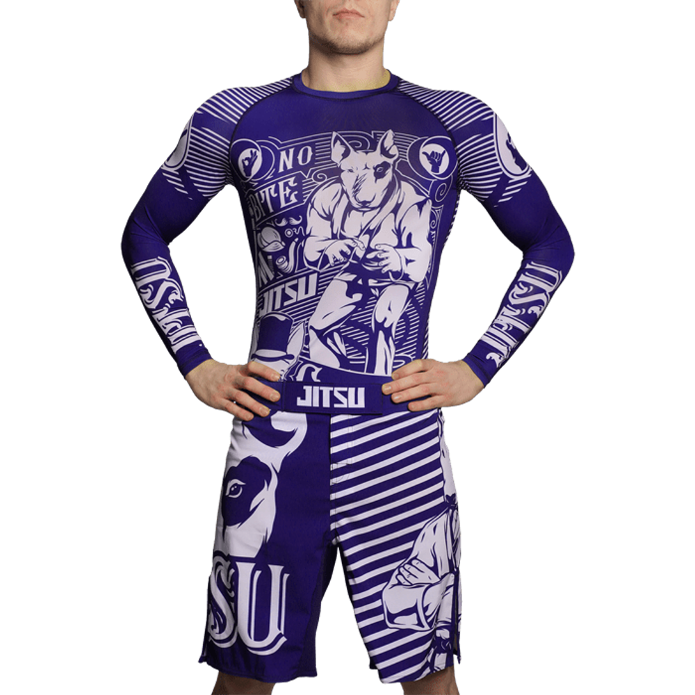 Шорты Jitsu Gentle & Strong Navy