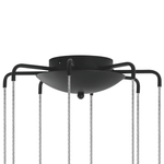 L8T747447 Люстра TUBO LED 40W 2560LM 25G ЧЕРНЫЙ 4000K (574737+747447 (8шт)