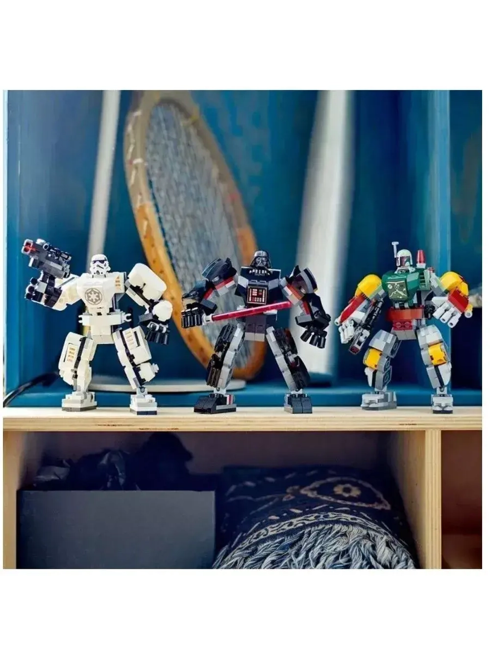 Конструктор Робот Дарт Вейдер, Штурмовик и Боба Фетт 506 дет