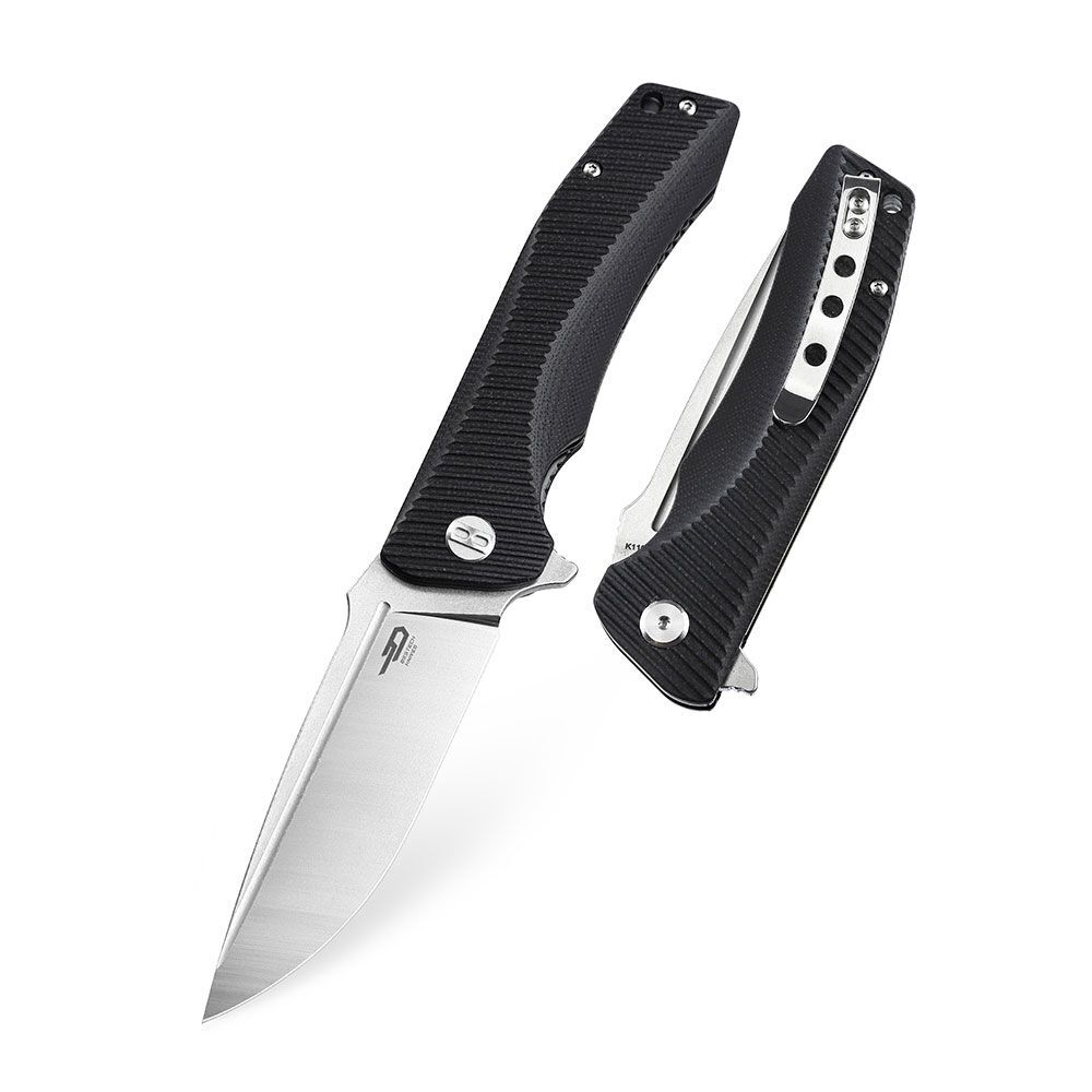 Нож складной Bestech Mako сталь K110, рукоять G10 черная
