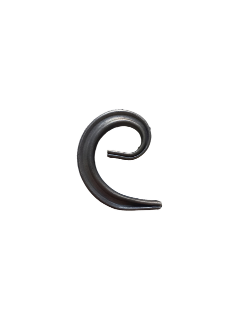 Кованый элемент "Запятая 2S", 90х70 мм