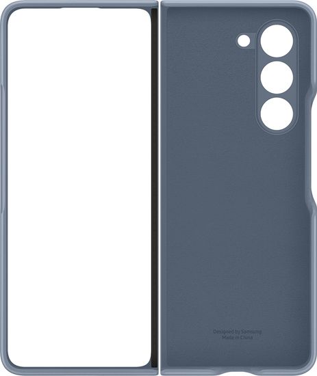 Чехол Samsung Eco-Leather Case Z Fold5 голубой