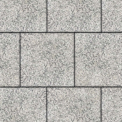 Тротуарная плитка КВАДРАТ 400х400 мм - Стоунмикс Белый с черным