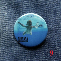 Значок Nirvana 36 мм ( в ассортименте )