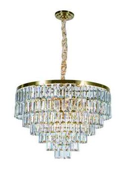 2752P/16A PLATING BRASS+CLEAR (1) Люстра NW