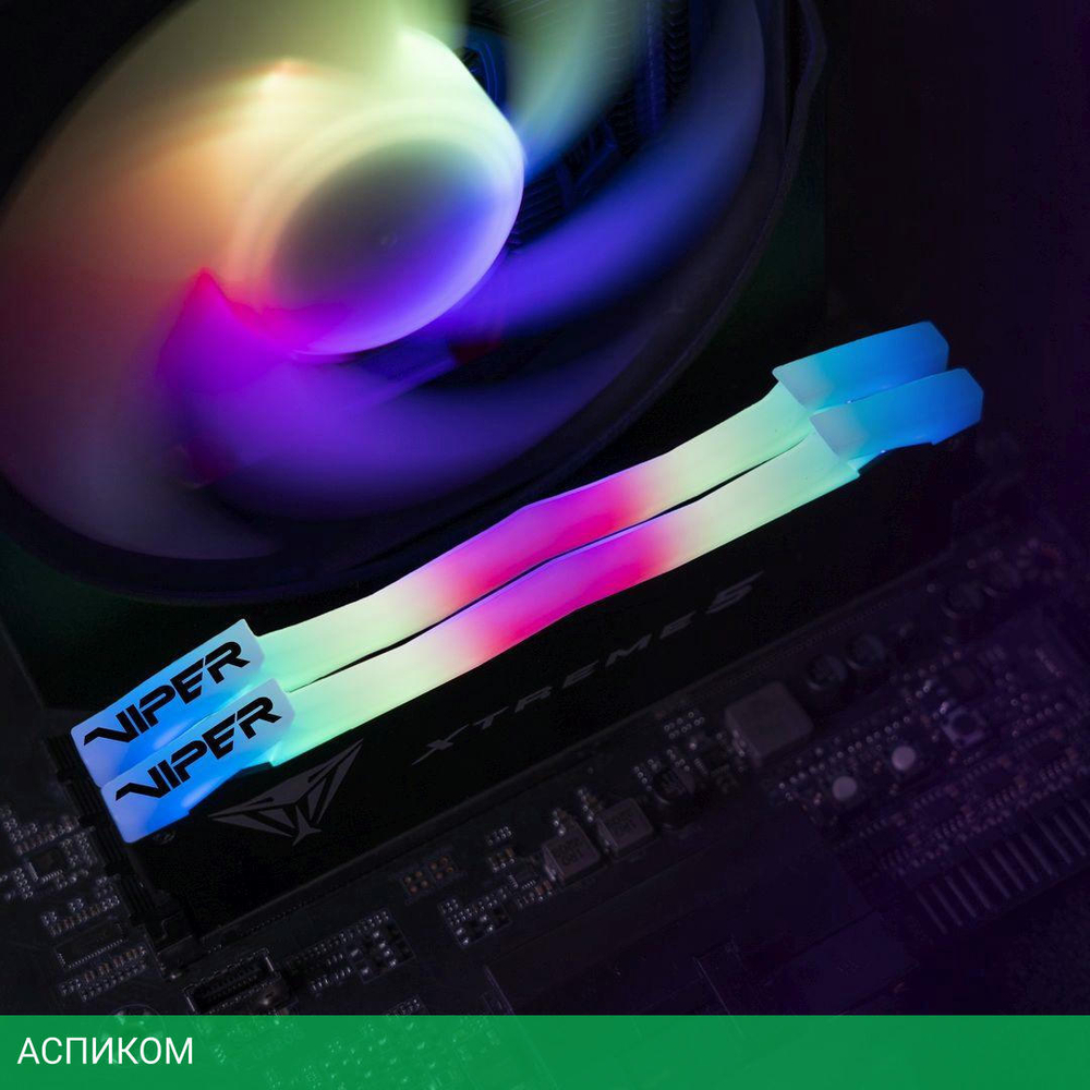 Оперативная память Patriot Viper Xtreme 5 RGB 2X16GB DDR5 8000MHz (PVXR532G80C38K)