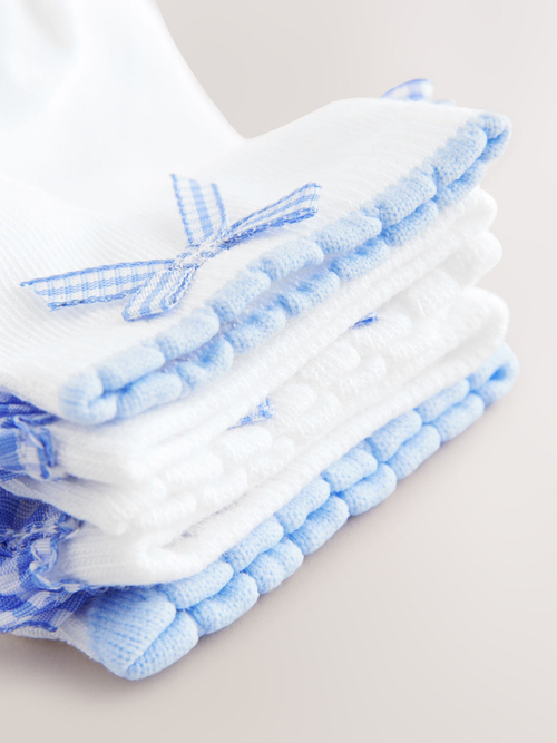 Носки хлопковые для девочки Next AU2-578, 5 шт., Белый