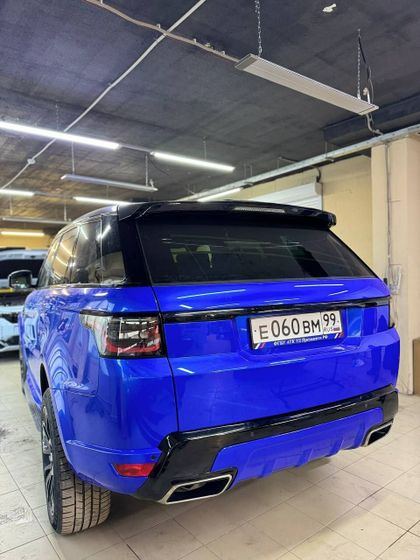 Пленка PET перламутровая синяя глянцевая Ocean Blue Carbins