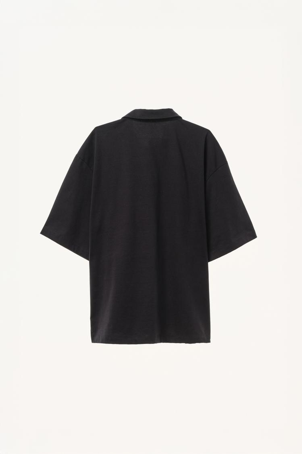 ZARA X WILLY CHAVARRIA ПОЛО ОВЕРСАЙЗ, ЧЕРНЫЙ