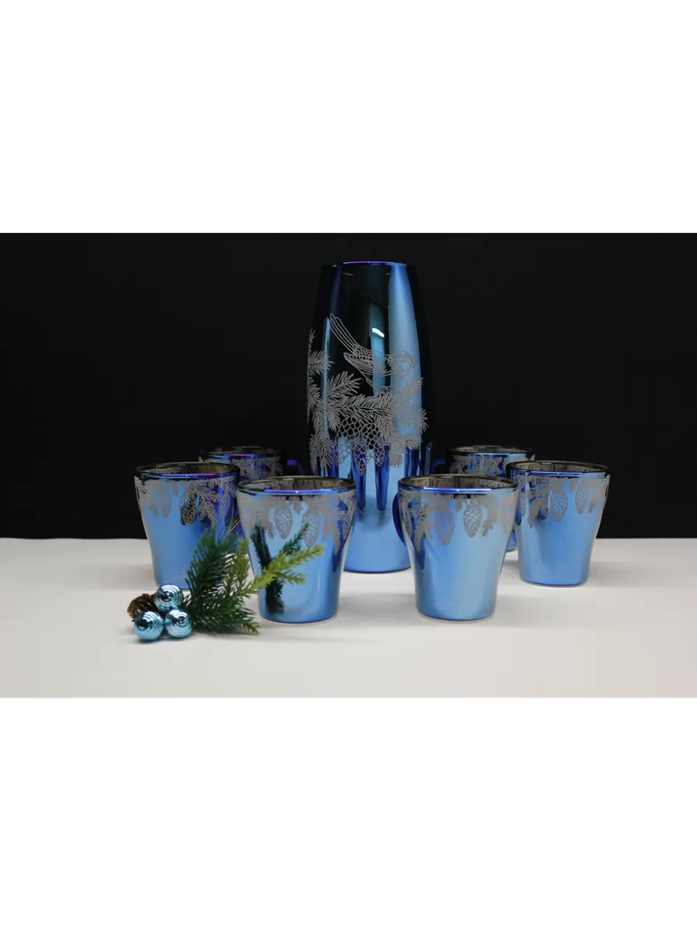 Ваза для цветов "Лазурит Шишки "