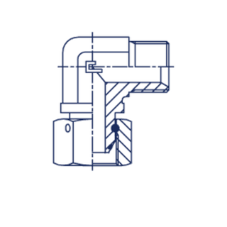 Соединение PFN90 BSP 1.1/4 - BSP 1.1/4