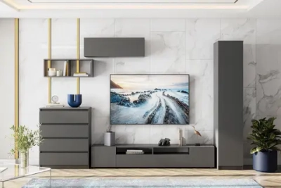 Гостиная Эккервуд графит серый