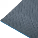 Коврик для йоги 6 мм 61х173 см Однотонный (2х сторонний), микс цветов