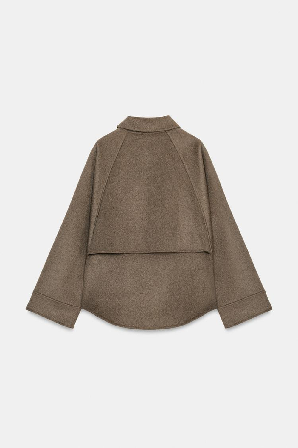Шерстяной пиджак с застежкой-молнией из коллекции ZW - ZARA - ЗАРА