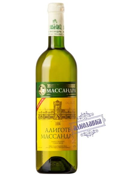 Вино Алиготе Массандра 0,75 л