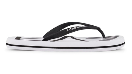 Сланцы EA7 Unisex Plastic Shoes Beachwear - white/black