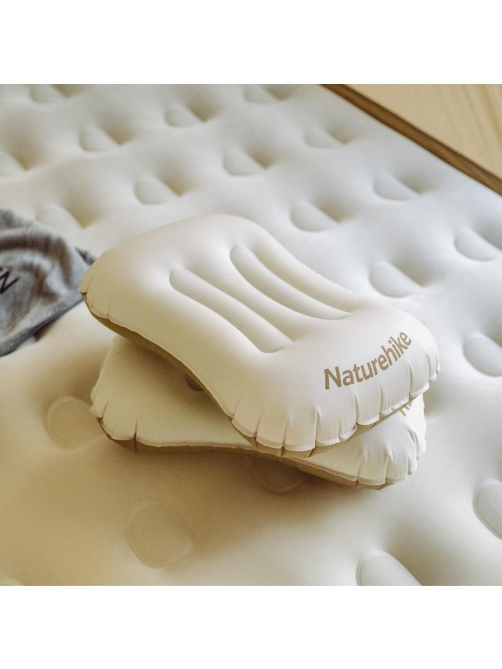 Подушка Naturehike aeros NH17T013-Z надувная зеленая, 6927595718247