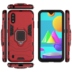 Противоударный чехол с кольцом Panther Case для Samsung Galaxy M01