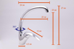 Смеситель для кухни Oute T11 T1113B
