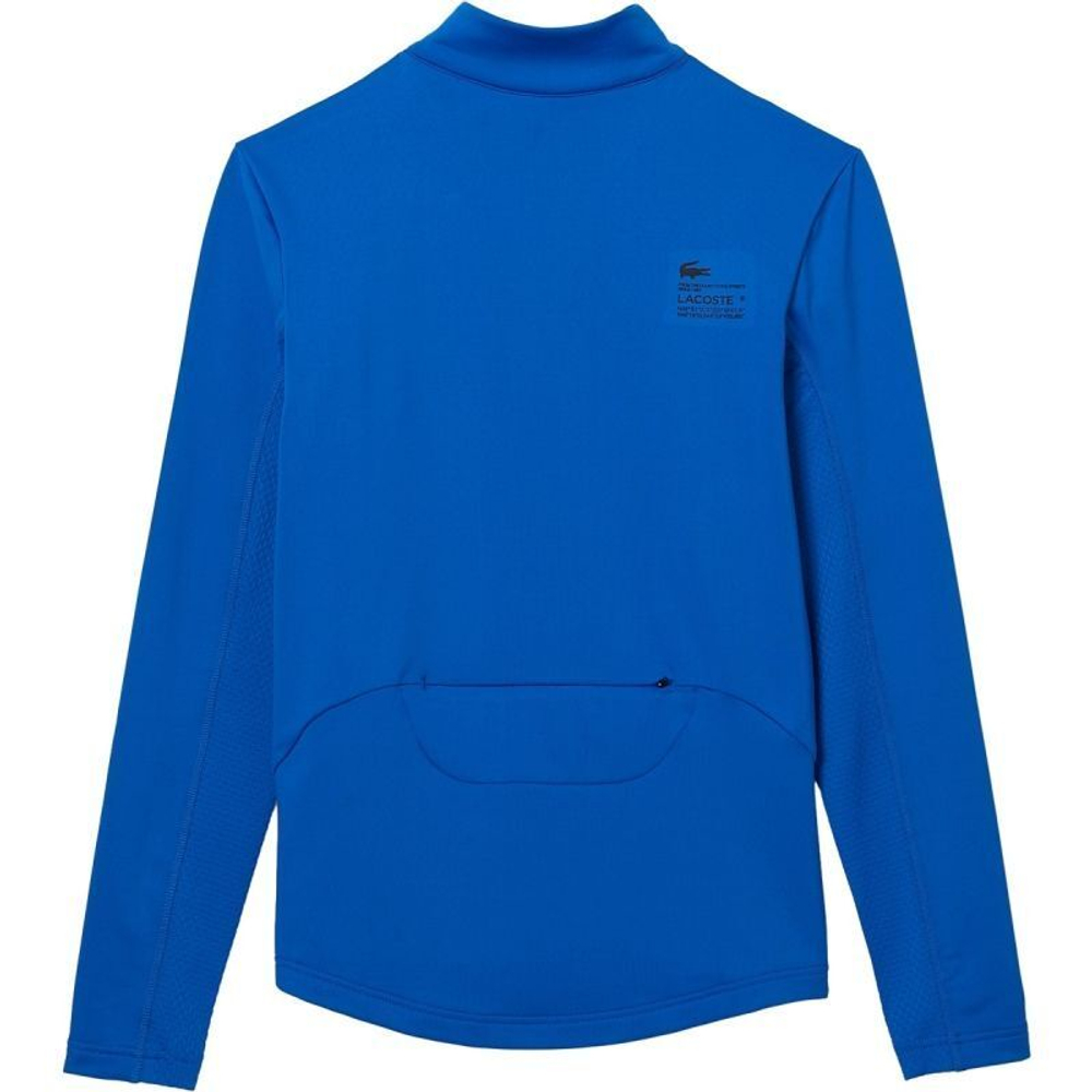 Куртка теннисная Lacoste SPORT Zip High Neck Sweatshirt - blue