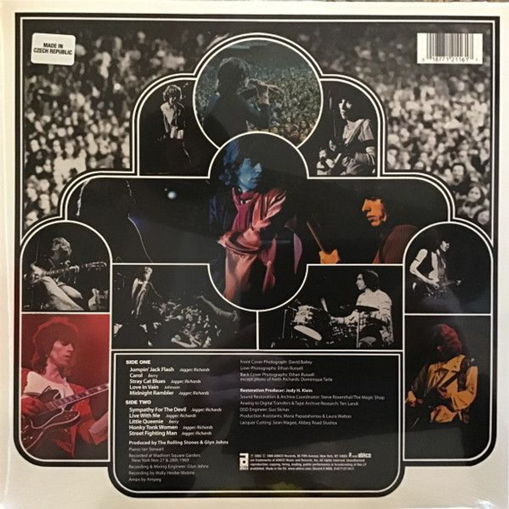 Виниловая пластинка The Rolling Stones Get Yer Ya Yas Out. The Rolling Stones In Concert