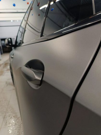 Пленка матовая серая графит Cold Gray Carbins