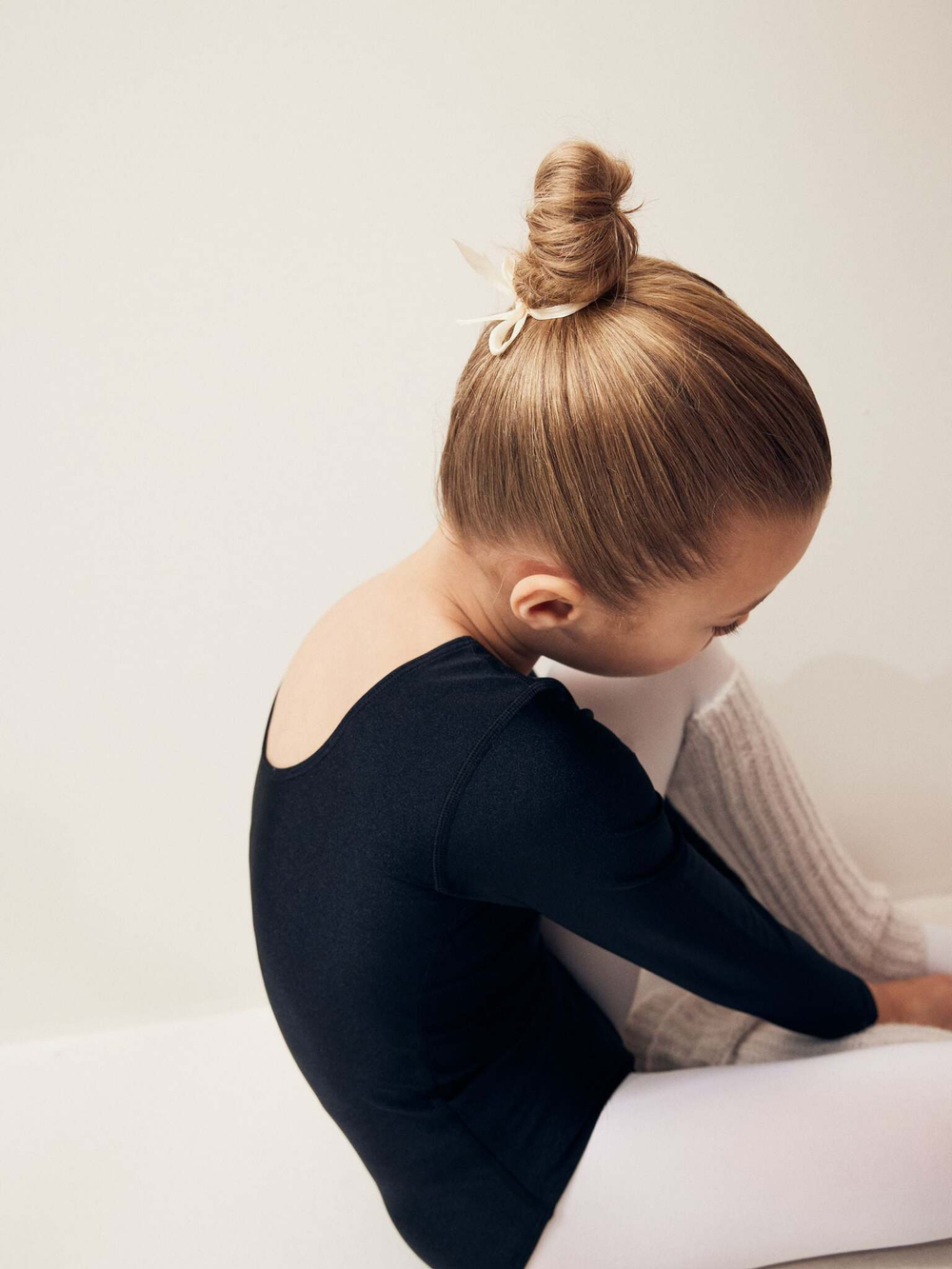 Боди с длинным рукавом для девочки Next Q81-334, Черный