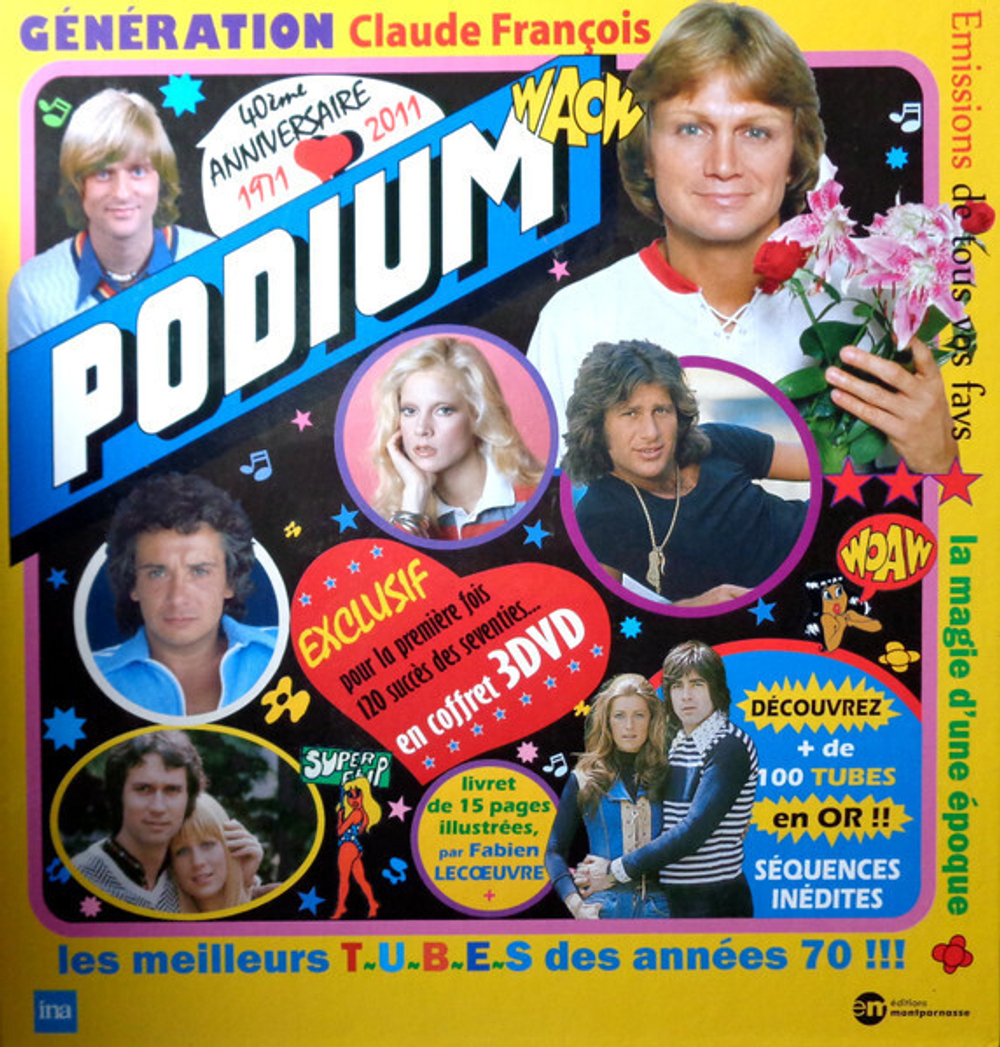 CD: VA — «Podium - Génération Claude François» (2011) [3DVD]