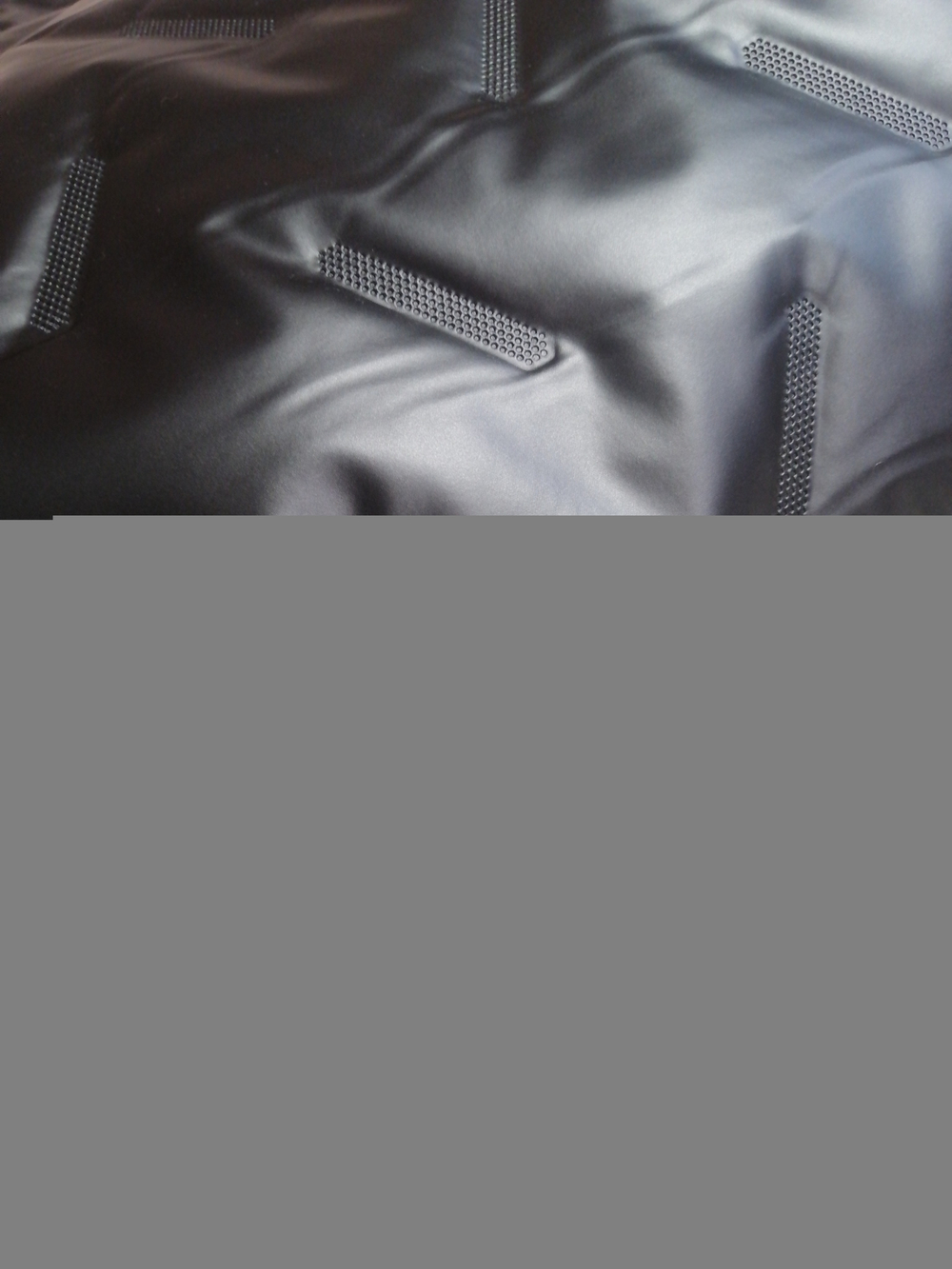 Стежка (курточная/термостежка/под "кожу"). Принт- Черточки, графит