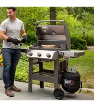 Газовый гриль Weber Spirit II Е-320 GBS, 4 горелки, чёрный