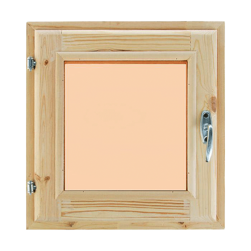 Окно 50*50 стеклопакет, тонированное