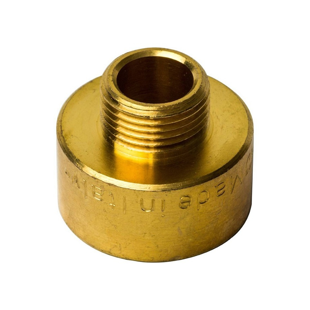 Переход с внутренней резьбы на наружную STOUT SFT 0007 - 3/4" x 3/8" (латунь без покрытия)