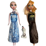 Набор кукол 30 см. Холодное сердце Эльза и Анна + снеговик Олаф