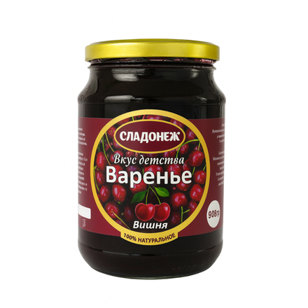 Варенье Сладонеж Вишня 900 гр