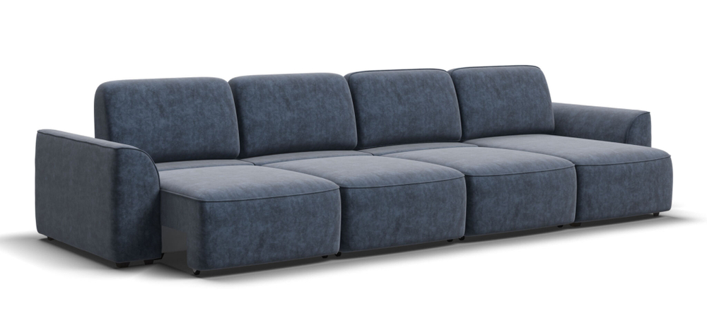 Угловой диван KING MODOOL MAX Велюр royal топаз