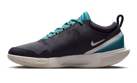 Мужские кроссовки теннисные Nike Zoom Court Pro Clay - gridiron/sail/mineral teal/bright cactus