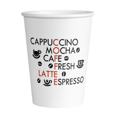 Бумажный стакан 350 мл 1 слой