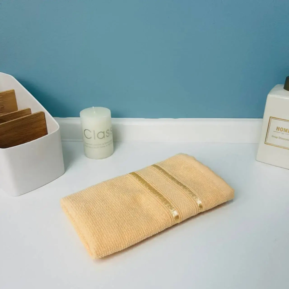 Полотенце махровое 30*50см «Comfort» цвет крем-брюле 06-021, плотность 300гр/м2 TJ