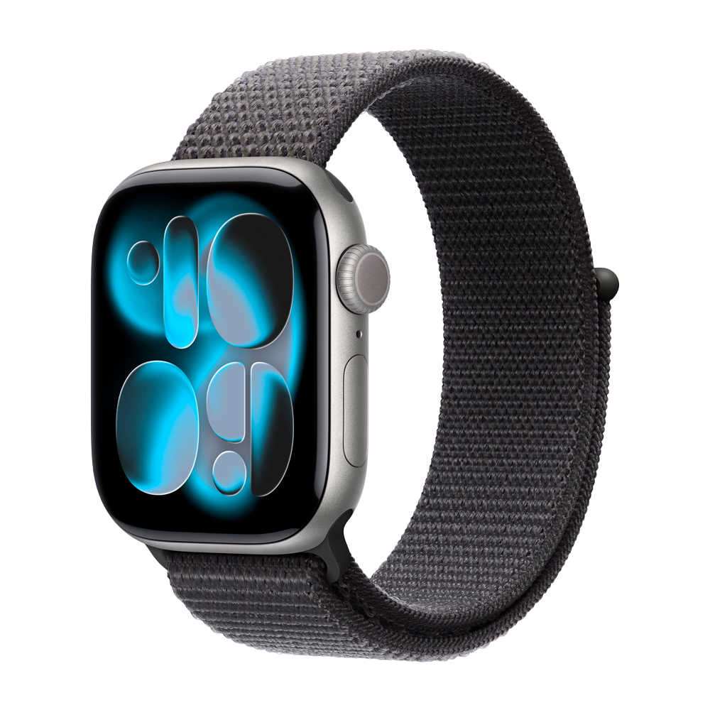 Умные часы Apple Watch Series 11 GPS, 42mm, Space Gray Aluminium Case with Dark Gray Sport Loop