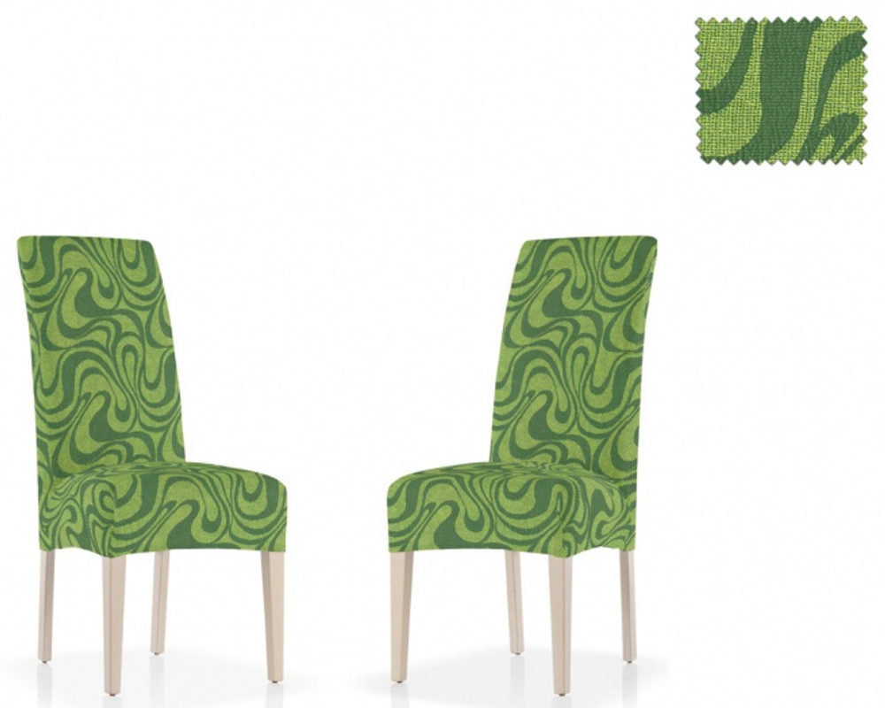 Чехол Данубио на стул, цвет Верде (2 шт.)