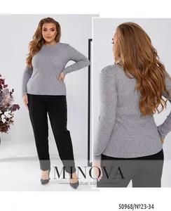 Водолазка 23-34-светло-серый Minova